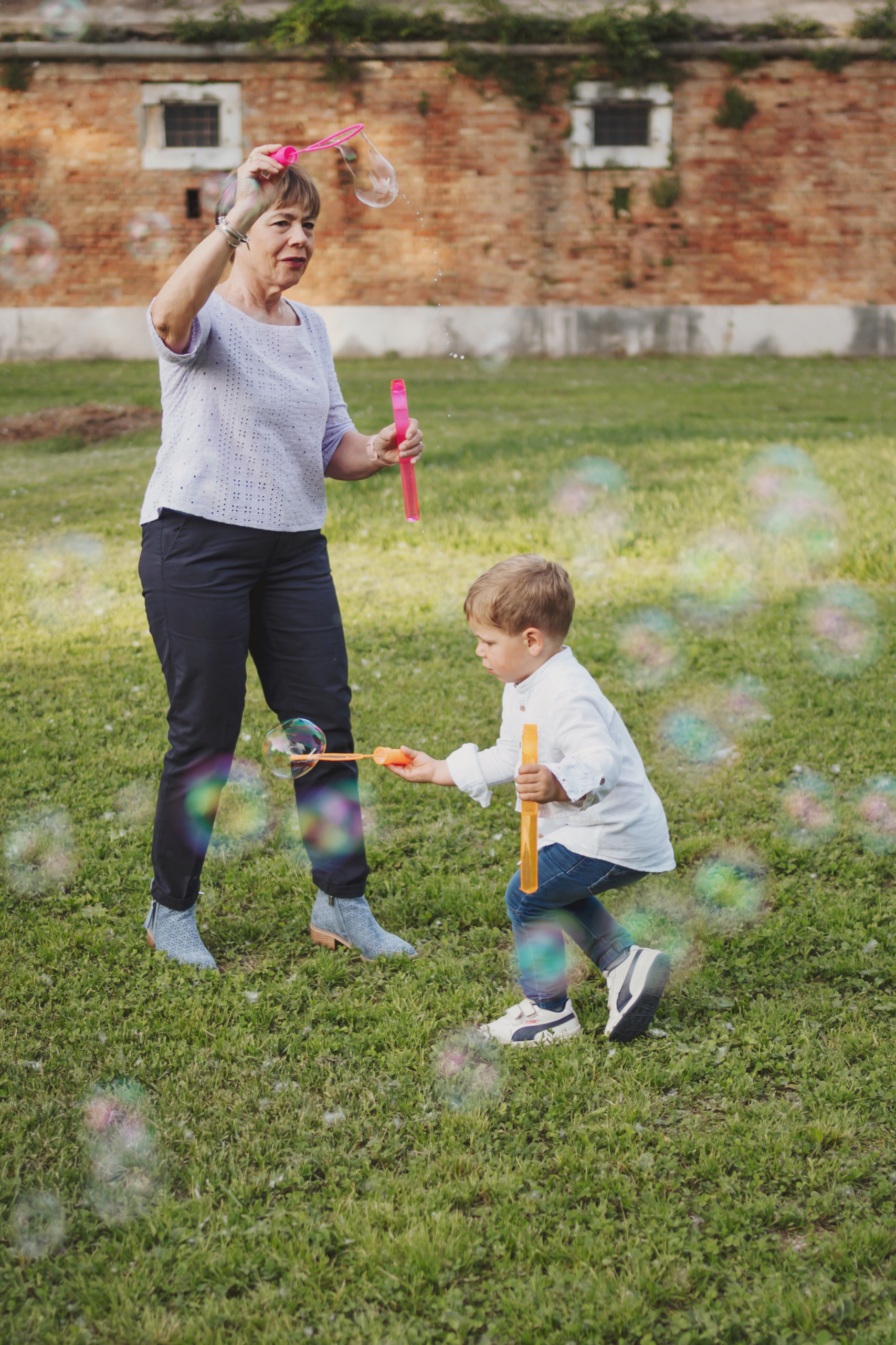 Servizio fotografico nonni e nipoti